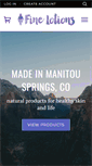 Mobile Screenshot of finelotions.com